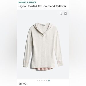 Market & Spruce hooded sweater